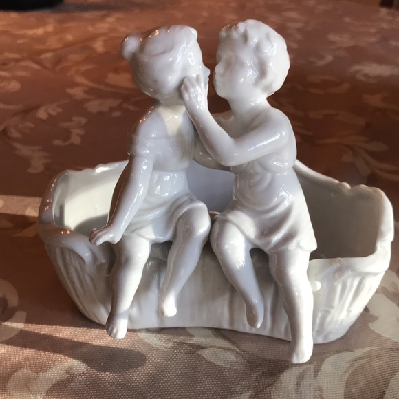 VINTAGE FIGURINE SMALL BOWL (1930s-1940s) - Picture 8 of 9